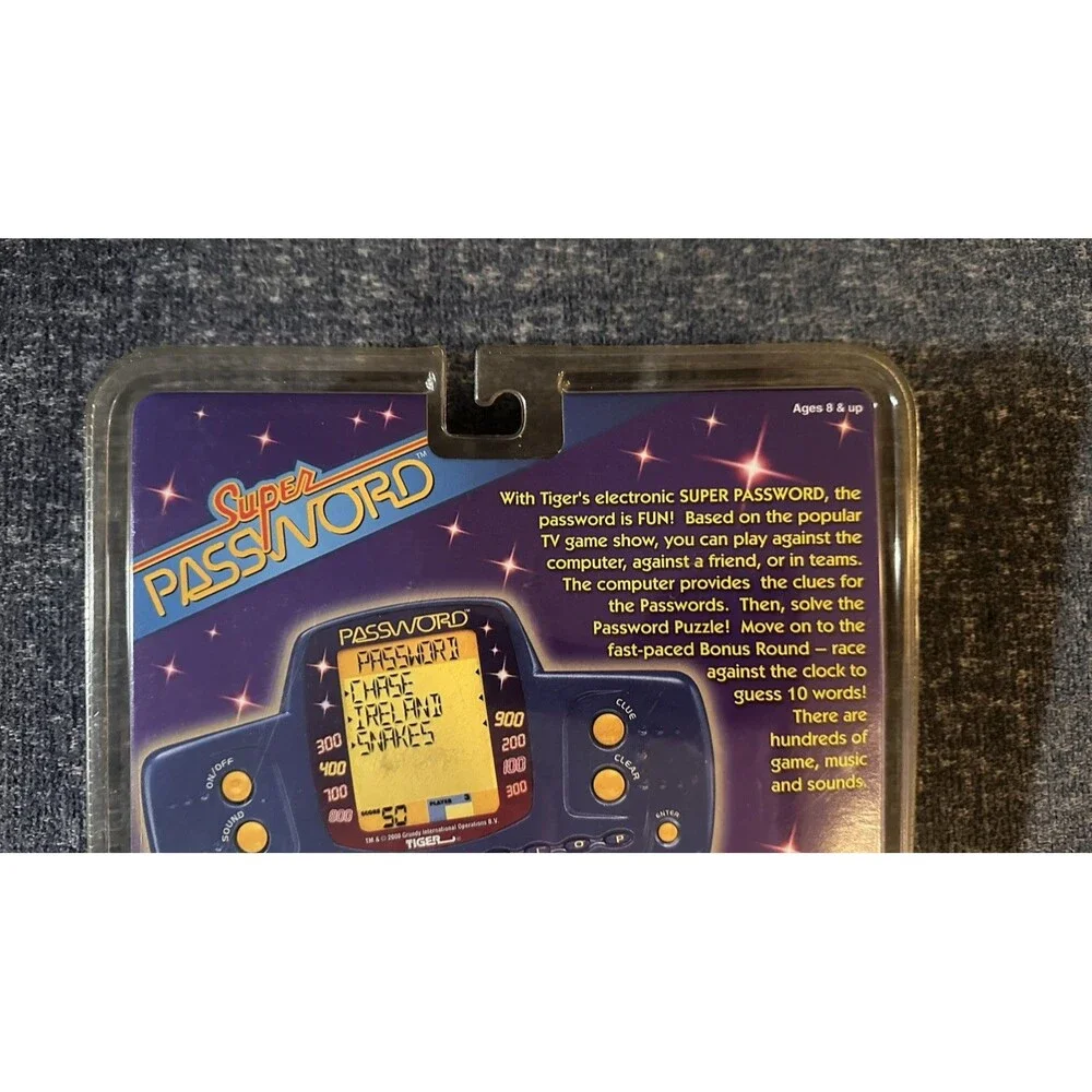 Tiger Electronics Super Password Brand New & Sealed 2000